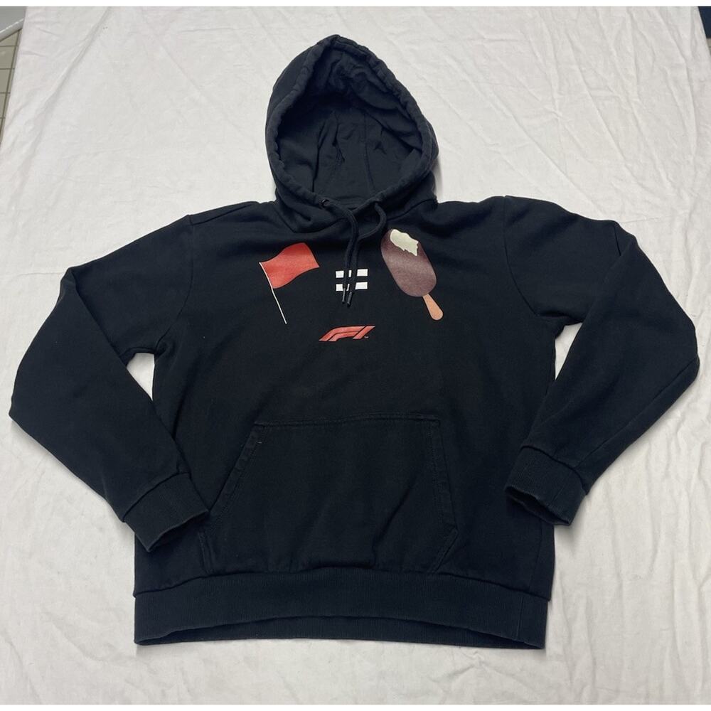formula 1 Hoodie Ice Cream Graphic Men’s Size Small Color Black
